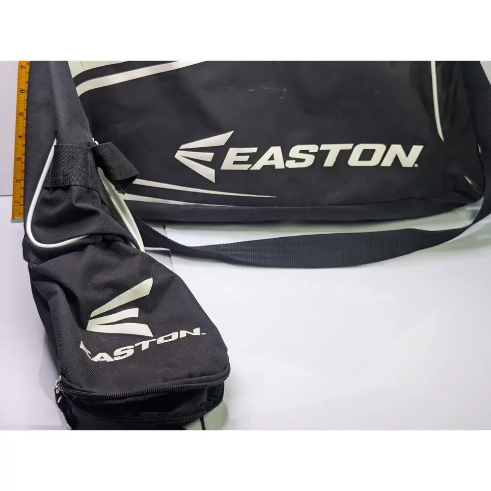 Easton Baseball Softball Equipment Bat Duffel BagBlack White Shoulder Strap